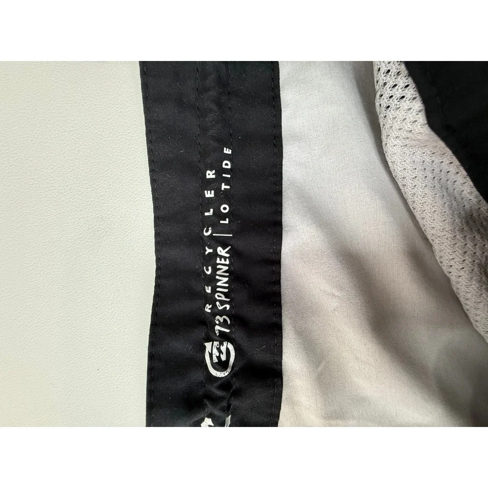 Billabong 73 Spinner Lo Tide Mens Board Shorts Black Striped‎ Size 34 x 8